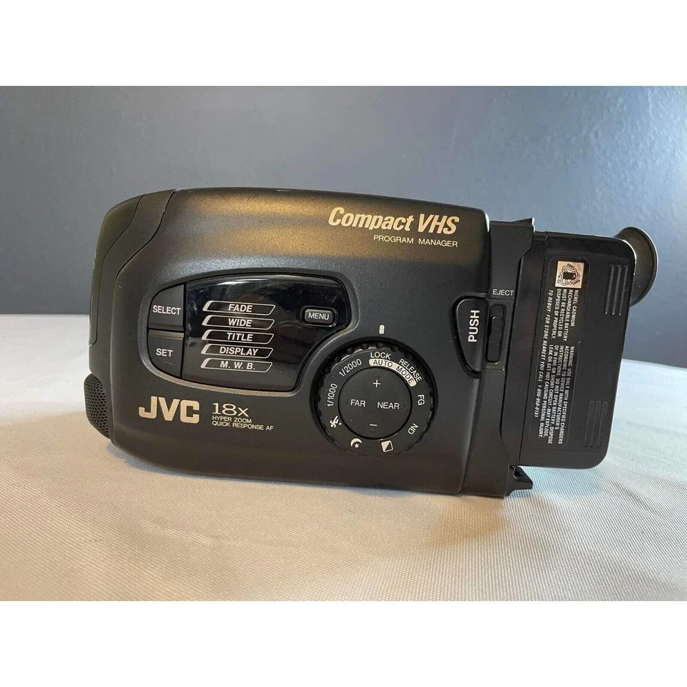JVC GR-AX220U VHSC Camcorder Transfer VHS-C Video Tape